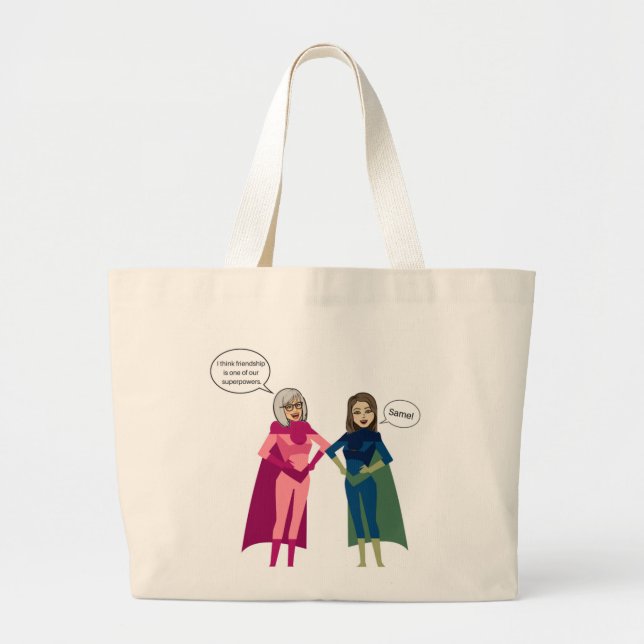 Personlig Toppen Friends Toit Bag Jumbo Tygkasse (Framsidan)