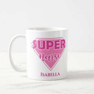 Personlig Toppen Sjuksköterska Rosa Kaffemugg