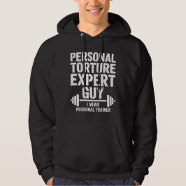 Personlig tortyrexpert kille hoodie