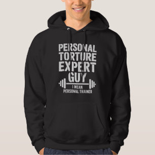 Personlig tortyrexpert kille hoodie