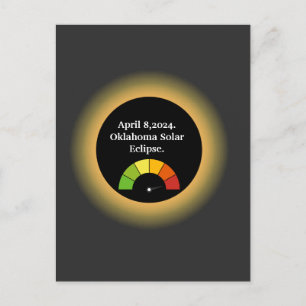 Personlig Total Solar Eclipse Oklahoma Vykort