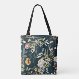 PERSONLIG TOTE BAGS - BLOMMÖNSTER TYGKASSE