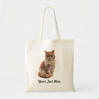 Personlig Tote bags från foto av ditt sällskapsdju Tygkasse