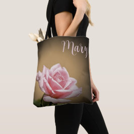 PERSONLIG TOTE BAGS - ROSA ROS TYGKASSE
