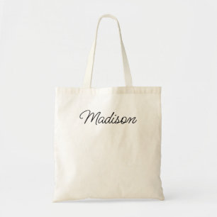 Personlig Totebag, Totebag med eget namn, Brud Tygkasse