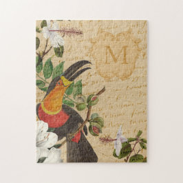 Personlig Toucan Monogram Pussel