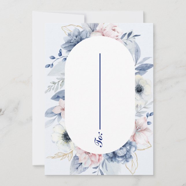 Personlig Touches Bröllop EnUtveckla Inbjudningar (Framsida)