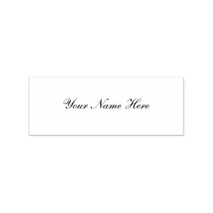 Personlig Trä Gummistempel Stämpel