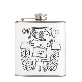 Personlig Tractor Landsbyggsbröllop Gift Fickplunta