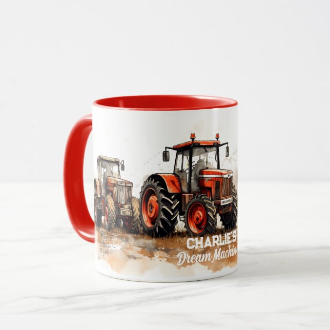 Personlig Tractor mugg (Framsida vänster)