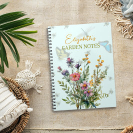 Personlig trädgårdsjournal anteckningsbok