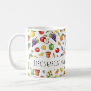 Personlig trädgårdsmugg kaffemugg