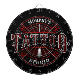 Personlig Traditional Stil Tattoo Studio Shop Darttavla