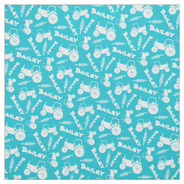 Personlig traktorns vetesanläggning vid mönster tyg