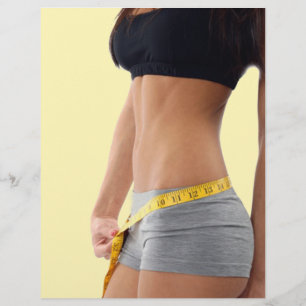 Personlig tränare - affärsflyterska reklamblad