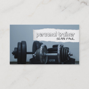 Personlig tränare, Affärskortet Fitness Visitkort
