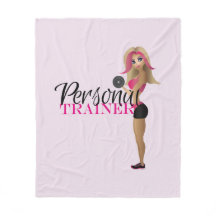 Personlig tränare Blonde Fleece Blanket