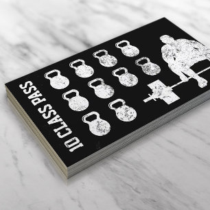 Personlig tränare Bodybuilder-lojalitet Lojalitetskort