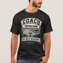 Personlig Tränare Disc Golf Akademi Vintage Logoty T Shirt