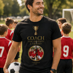 Personlig Tränare Du Förtjänar En Trofé Lagfoto T Shirt