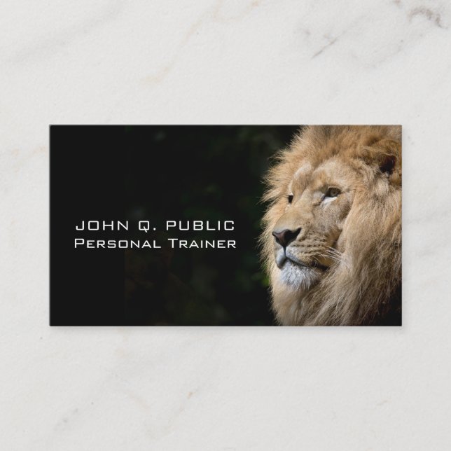 Personlig tränare Fitness Bodybuilding Nutrition Visitkort (Framsida)