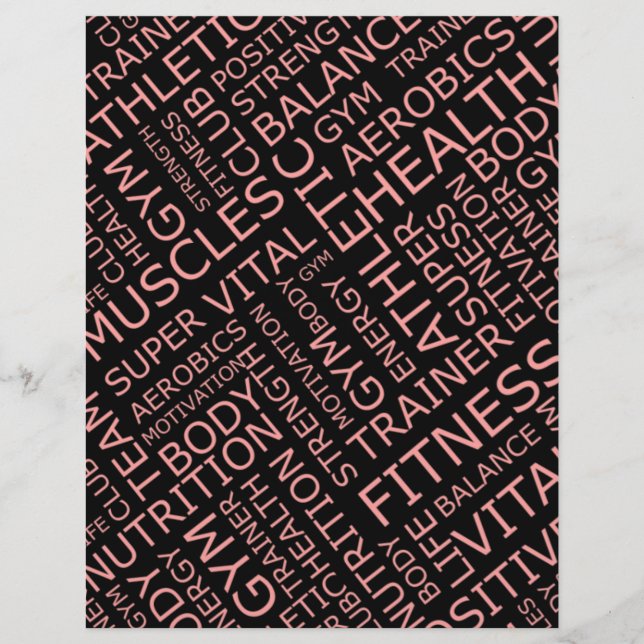 Personlig tränare/Fitness Flyer (Framsidan)