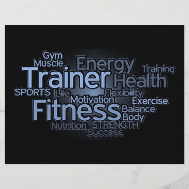 Personlig tränare Flyer (Framsidan)