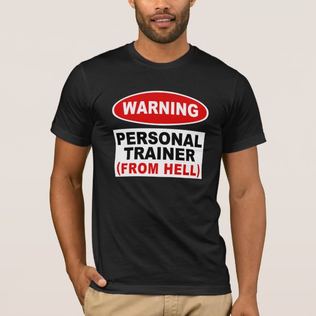 Personlig tränare från helvetet tee (Framsida)