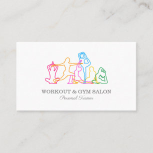 Personlig tränare Gym Visitkort