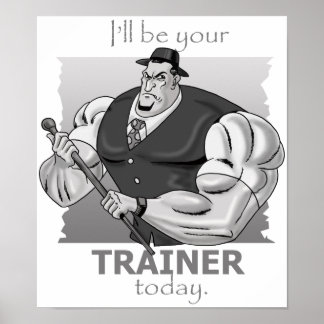 Personlig tränare - Hardcore Stil - Poster och skr