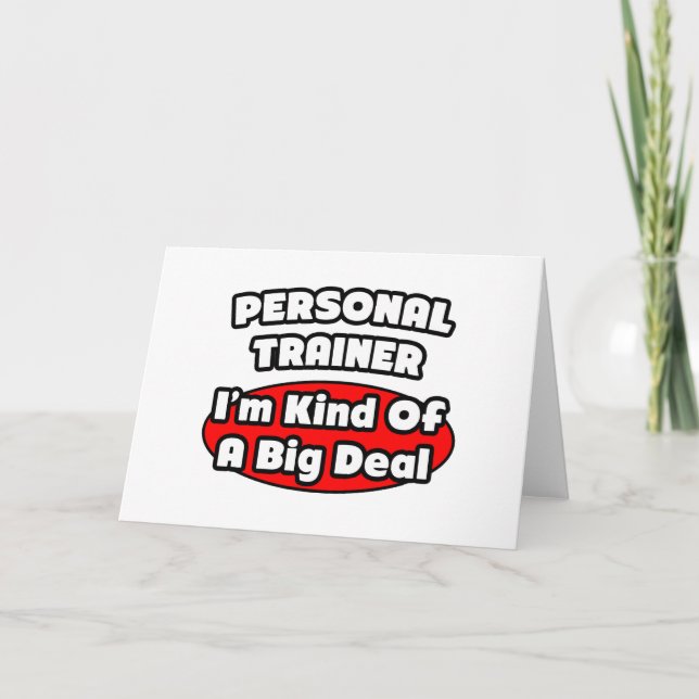 Personlig tränare... kort (Framsida)