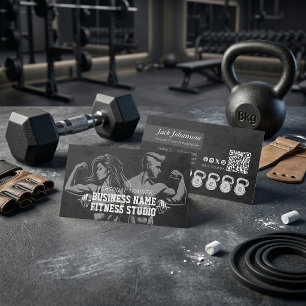 Personlig tränare lojalitet stans kettlebell visitkort
