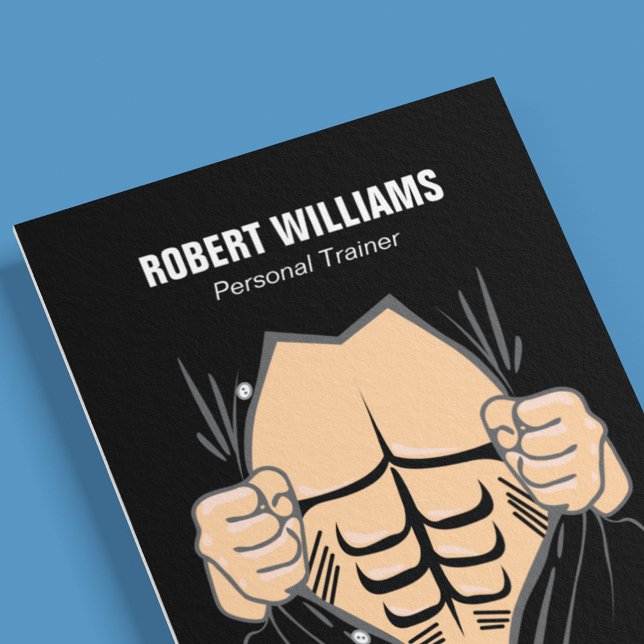 Personlig tränare och träning visitkort (Skapare uppladdad)