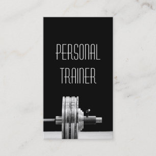 Personlig tränare, övning, Gym Fitness Business Visitkort