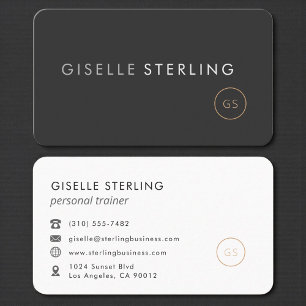 Personlig Tränare Professionell Visitkort