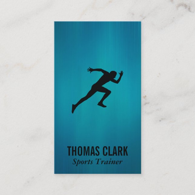 Personlig tränare/Sprinter/grupptränare Tidsbeställning Kort (Framsida)