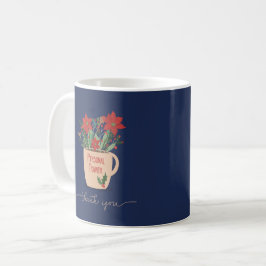 Personlig tränare Tack vid jul Kaffemugg