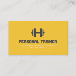 Personlig tränare träningsgym Fitness Business Visitkort