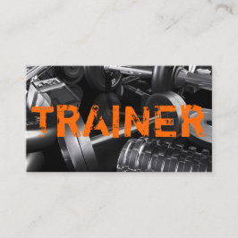 Personlig tränare träningsgym Fitness Business Visitkort