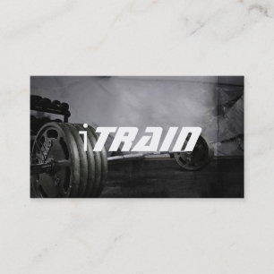 Personlig tränare träningsgym Fitness Business Visitkort