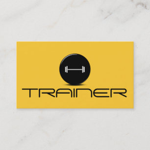 Personlig tränare träningsgym Fitness Business Visitkort