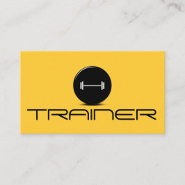 Personlig tränare träningsgym Fitness Business Visitkort