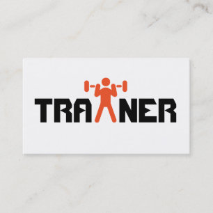 Personlig Tränare Träningsgym Fitness Företag Visitkort