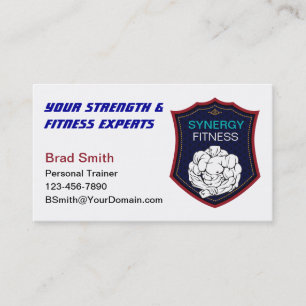 Personlig tränare visitkort