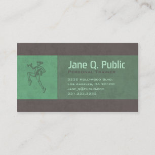 Personlig tränare visitkort