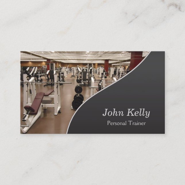 Personlig tränare visitkort (Framsida)