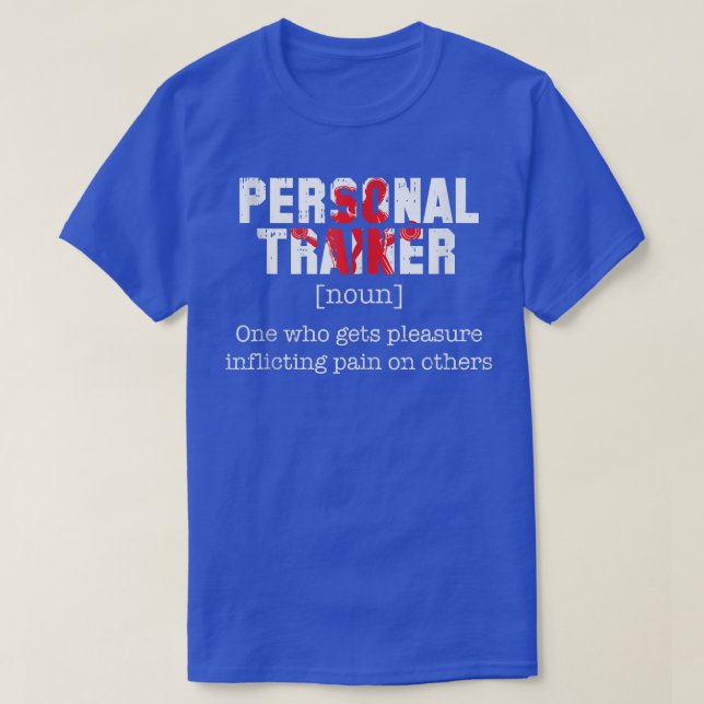 Personlig träningsdefinition - praktisk träningsfu t shirt (Design framsida)