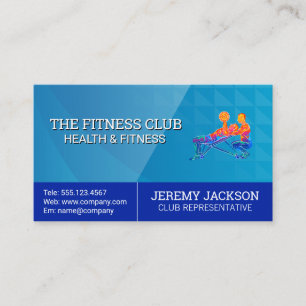 Personlig träningssession Fitness Visitkort