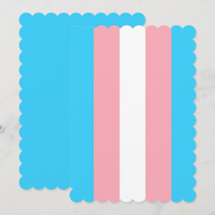 Personlig Transgender Flagga
