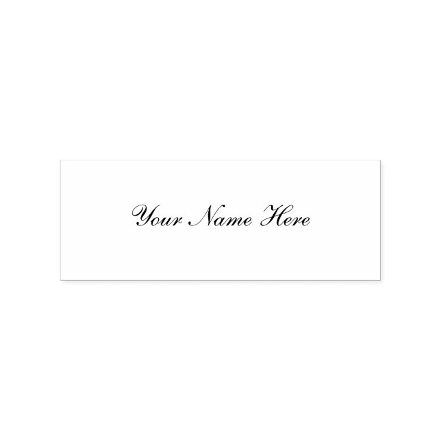 Personlig Trästämpel Stämpel (Stämplad)